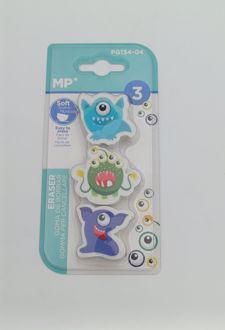 بلیستر 3 عددی پاک‌کن سر‌مدادی هیولا (MP)