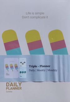 پک 3 عددی پلنر A5 روزانه هفتگی و ماهانه (لنتو) - طرح 6