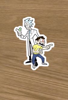 استیکر Rick and Morty (آرتیکو)