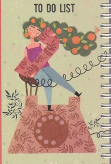 تودولیست 100برگ 10* 17 سیم ازبغل آبرنگ (سبز پسته ای دختر)