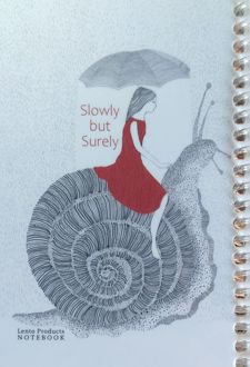 دفتر لمینتی A6 (لنتو) - طوسی