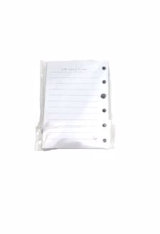 یدک یادداشت کلاسوری 6 حلقه 100 برگ خطدار برگ سری (راندو)