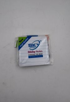 استیک‌نوت خط‌دار 7.5*7.5 سفید (SKY)