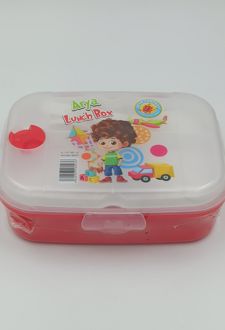 ظرف غذا سوپاپ‌دار کوچک آریا (قرمز)