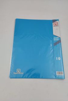 کلربوک 10 برگ A4 سوپربایند (آبی روشن)