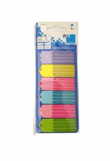 استیک‌نوت طرح مداد 6 رنگ پاستلی 18*55 (اینفو)