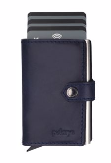 جاکارتی چرم نمد EASY wallet (پولاریس) - سرمه‌ای