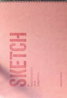 دفتر اسکچ‌بوک A3 جلد ترمو SketchBook (پیل) صورتی