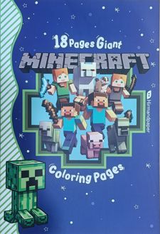 دفتر رنگ‌آمیزی کودکان قطع بزرگ (هیرمند) - ماینکرافت