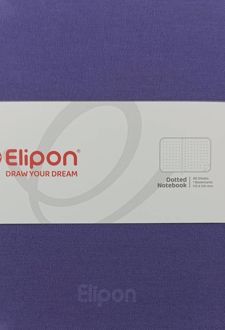 دفتریادداشت 80 برگ ته‌دوخت گالینگور(الیپون) - بنفش