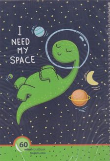 دفتر 60 برگ جلد سیمی فانتزی (میم) دایناسور