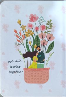 دفتر‌یادداشت بدون‌خط جلد‌سخت دوستی (فدرا) طرح جور