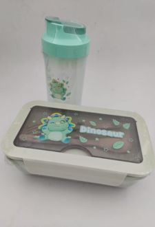 ظرف‌غذا و قمقمه فانتزی - (سبزآبی)