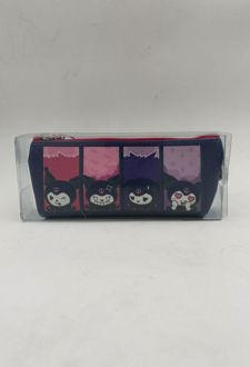 جامدادی تک زیپ طرح کرومی دوریس (سرمه‌ای کرومی)