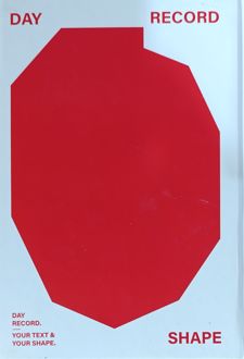 دفتر‌یادداشت جلد سخت سری Day Record (همین) سفید‌قرمز