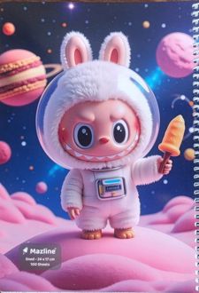 دفتر 100 برگ سیمی (مازلاین) لبوبو