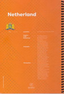 دفتر فنری 160 برگ طرح پرچم (دموت) - Netherland
