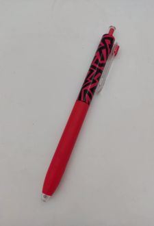 روان نویس فشاری 0/5 (آبی) بدنه طرح‌دار (مشکی قرمز) سری JOY اسکول فنز