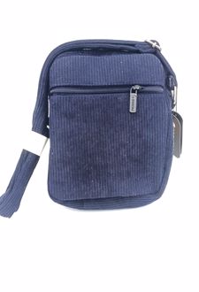 کیف دوشی کبریتی (پیکولو) - سرمه‌ای