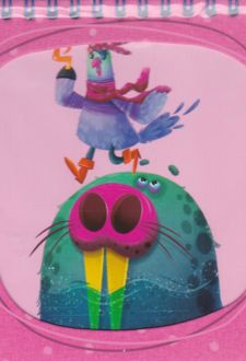 یادداشت فنر دوبل سایز 14*14 جلد گلاسه (آوات) - فوک