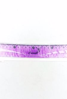 خط‌کش 20 سانت ژله‌ای (صریر) - بنفش