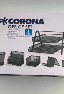 ست رومیزی 6 تکه فلزی کرونا