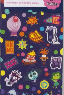 استیکر 19 تکه فانکیز درون و بیرون (لانگو)