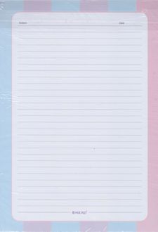 کاغذ A4 خطدار 50 برگ فانتزی طرح دار میکرو (صورتی آبی)