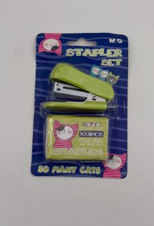 منگنه مینی گربه شیطون به همراه سوزن سبز (MG)