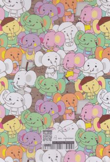 دفترکلاسوری 26 حلقه 100 برگ قفل فلزجلدسخت برگ سری راندو (فیلی)