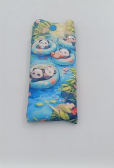 کاور‌عینک پارچه‌ای دکمه‌دار (انارچاپ) پاندا