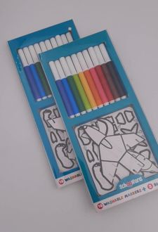 ماژیک نقاشی 10رنگ سه بعدی اسکول فنز