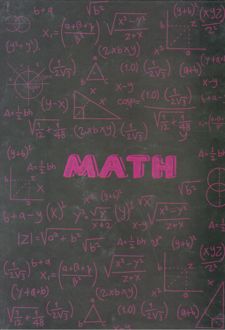 دفتر یادداشت 100 برگ رقعی جلدسخت سری فرمول (دموت) ریاضی