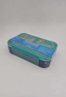 ظرف‌غذا تک طبقه 400 میل مستطیل سه‌خانه فانتزی وست - (سرمه‌ای سبز)