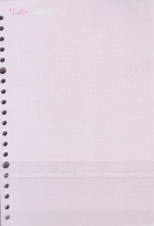 یدک دفتر کلاسوری 20 حلقه نقطه ای برگ سری کیوت پالت (بنفش کمرنگ)