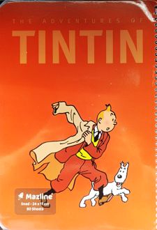 دفتر 80 برگ مجلد (مازلاین) - طرح تن تن نارنجی