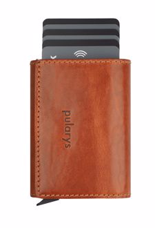 جاکارتی چرم نمد مدل BOSTO wallet (پولاریس) - شتری