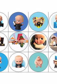 پیکسل 12 عددی سنجاقی طرح بچه رئیس (پژانو)