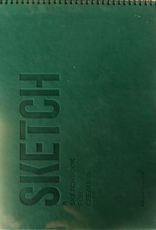 دفتر اسکچ A4 جلد ترمو SketchBook (پیل) سبز‌کمرنگ