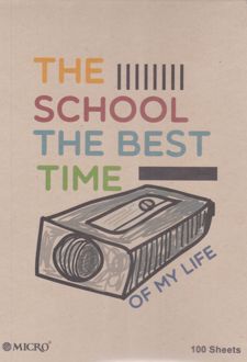 دفترکلاسوری 26 حلقه 100 برگ قفل پلاستیک جلدکرافت میکرو (تراش)