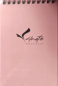 دفترچه یادداشت سیمی فانتزی پاستلی (فورنوت) - صورتی