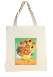 ساک پارچه‌ای هنری (پیکولو) - گل‌آفتابگردان