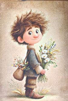 دفتر ۲۴ برگ نقاشی رحلی منگنه‌ای (گل یا پوچ)