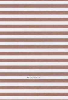 دفتر لاین جیبی (پیل - قهوه ای راه راه)