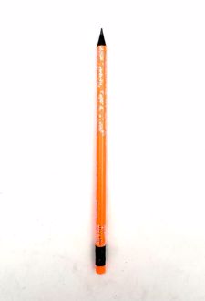 مداد مشکی فلورسنت پاکن دار چوب مشکی فلش (فکتیس) - نارنجی