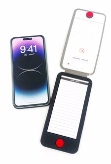 دفتر یادداشت طرح گوشی آیفون (پژانو)