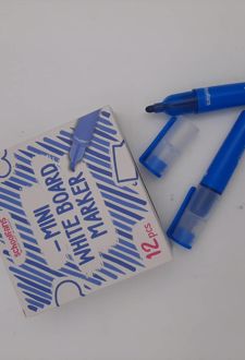 ماژیک وایت برد مینی گرد آبی اسکول فنز