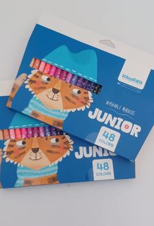 ماژیک نقاشی 48 رنگ جونیور اسکول فنز - (ببر)