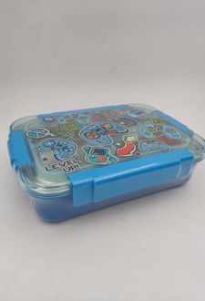 ظرف‌غذا تک طبقه 710 میل مستطیل سه‌خانه فانتزی (استیل304) وست - (گیم)