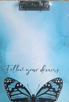 تخته شاسی A4 چوبی فانتزی (دکمه) پروانه